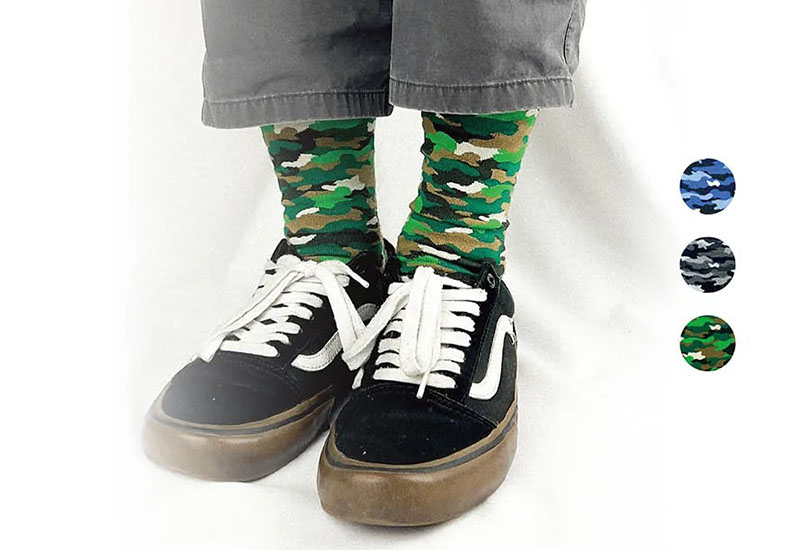 迷彩-橄欖綠 厚襪款(2種尺寸)